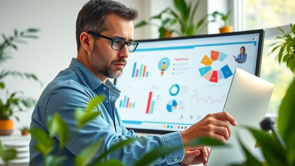 healthcare content creator designing infographic for content marketing and SEO in patient acquisition digital marketing
