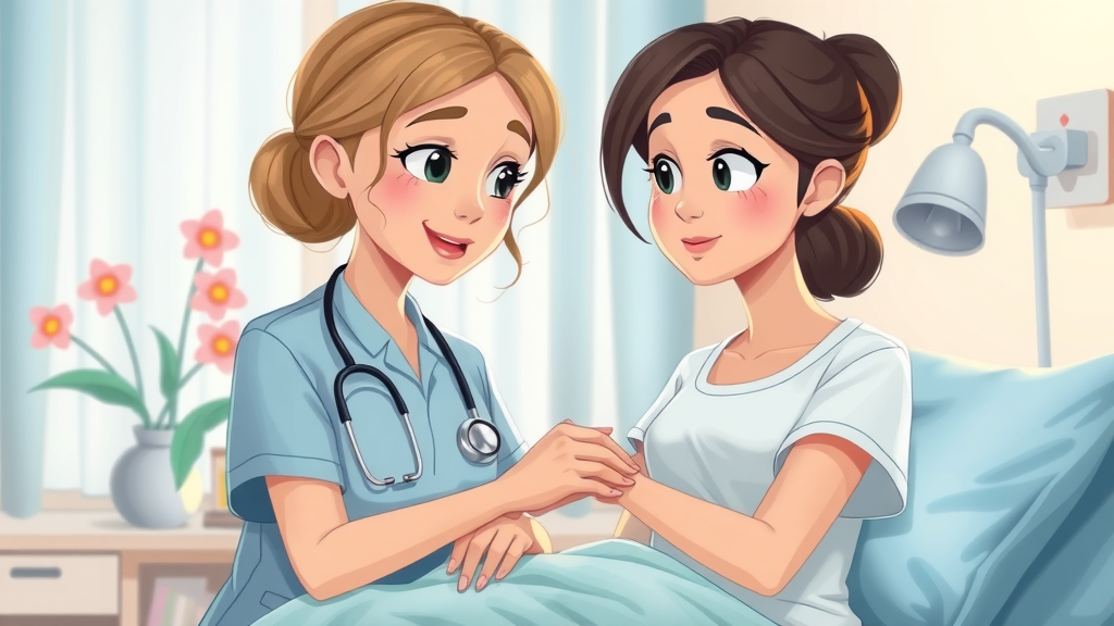nurse showing compassion and clear communication as part of patient engagement in healthcare
