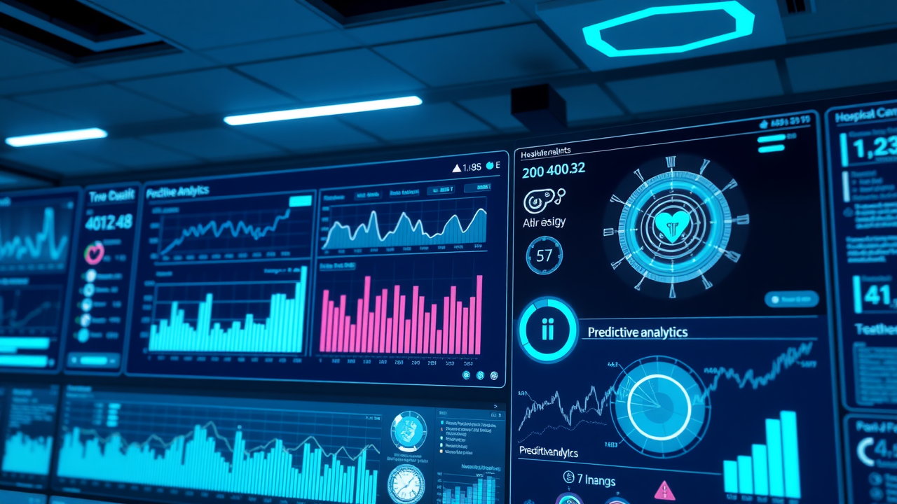 health system dashboard featuring healthcare patient engagement metrics and AI-powered analytics