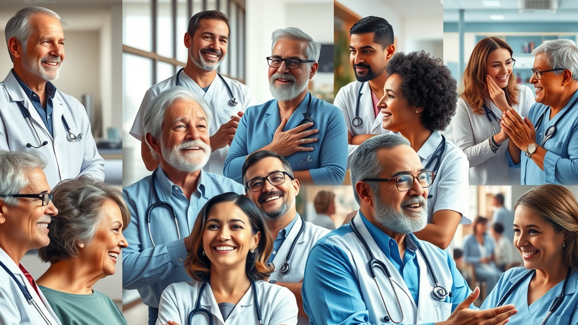 collage of success stories showing effective healthcare patient engagement strategies