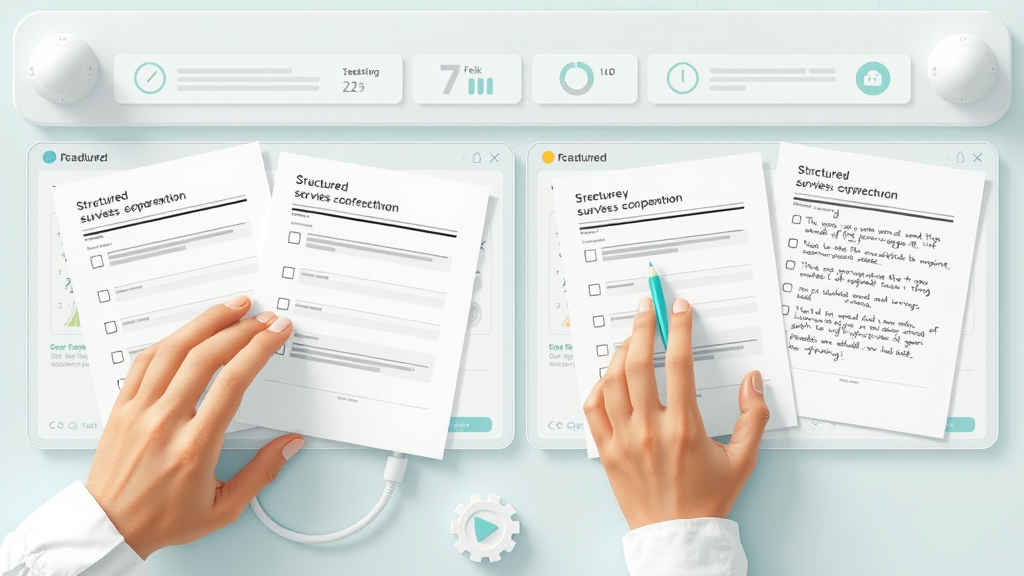 structured versus unstructured patient feedback forms, patient feedback management