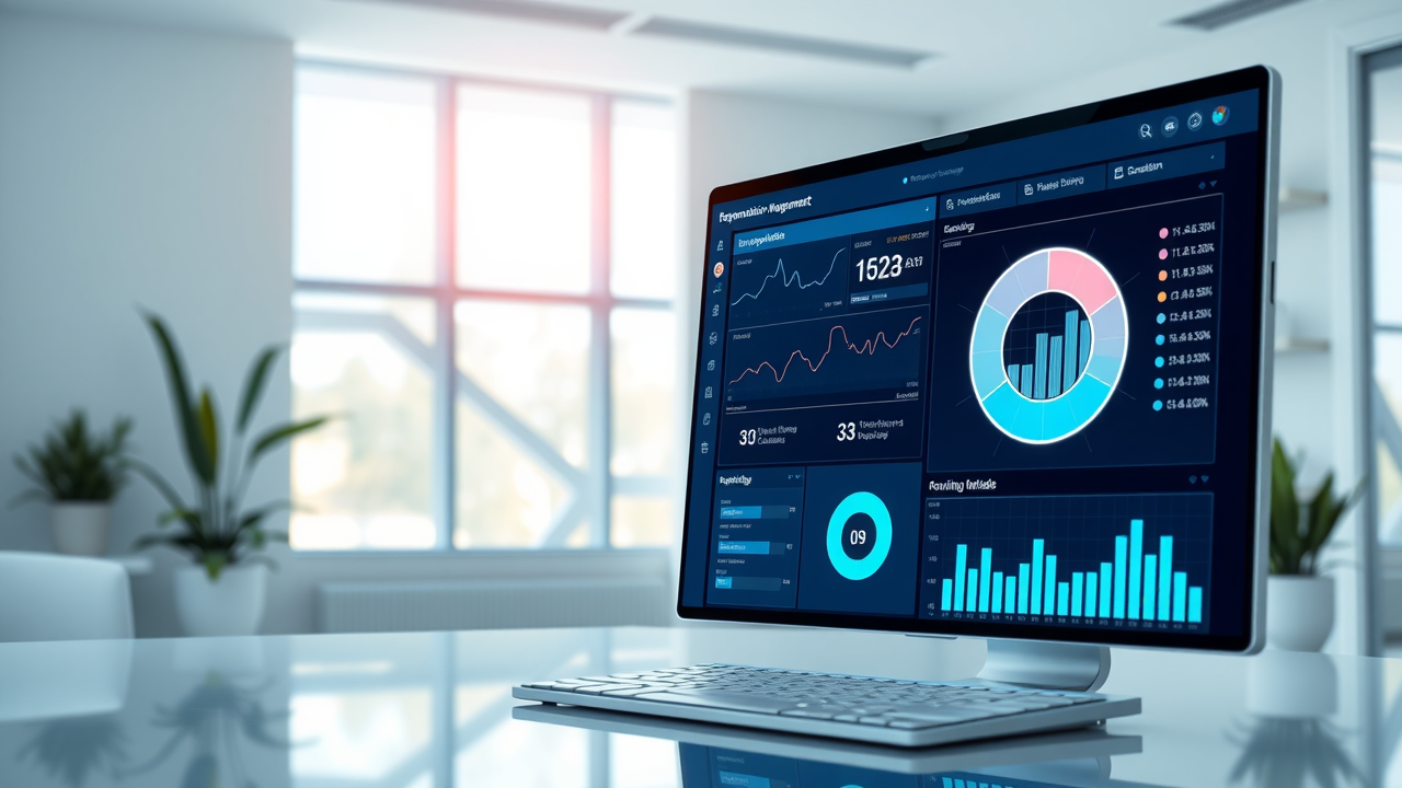 digital interface showcasing advanced clinic reputation management tools and technologies