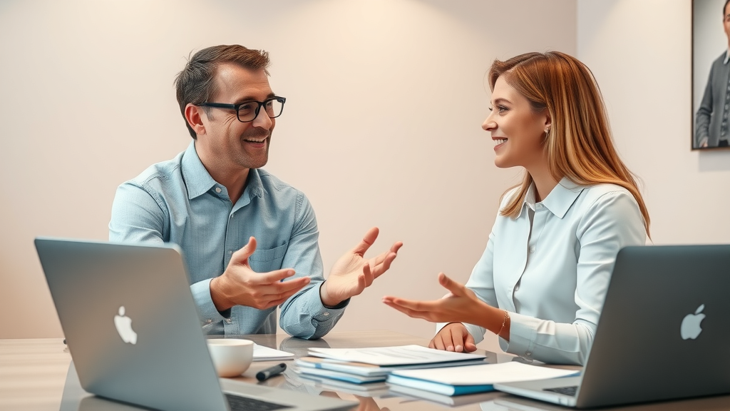 dental marketing ppc consultant answering questions about ppc campaigns for dentists, consultation setting