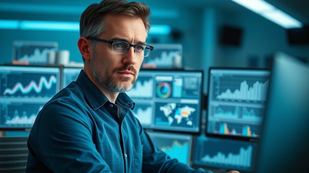 dental marketing manager analyzing analytics dashboard for dental social media marketing performance