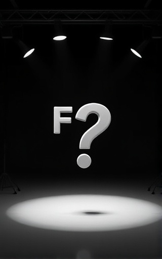 minimal FAQs icon, inquisitive expression, highlighting, photorealistic, minimalist studio environment with spotlights, highly detailed, rotating elements, vector sharpness, monochrome color palette, chiaroscuro lighting, shot with a macro lens.