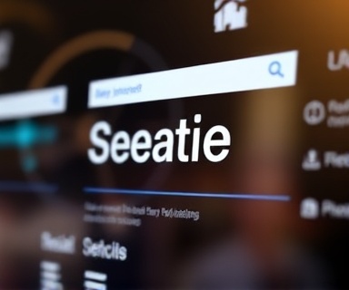 targeted medical keywords, insightful, monitoring search trends, photorealistic, sleek digital marketing firm environment, highly detailed, search bar highlights, exact detail, warm tones, studio lighting, shot with a macro lens.